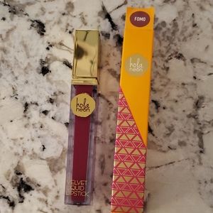 Hola Neon velvet liquid lipstick in FOMO
